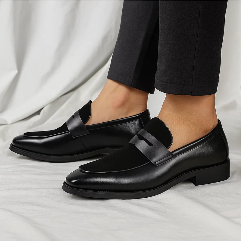 Philippe Mocassins Aspect Cuir Lisse Homme