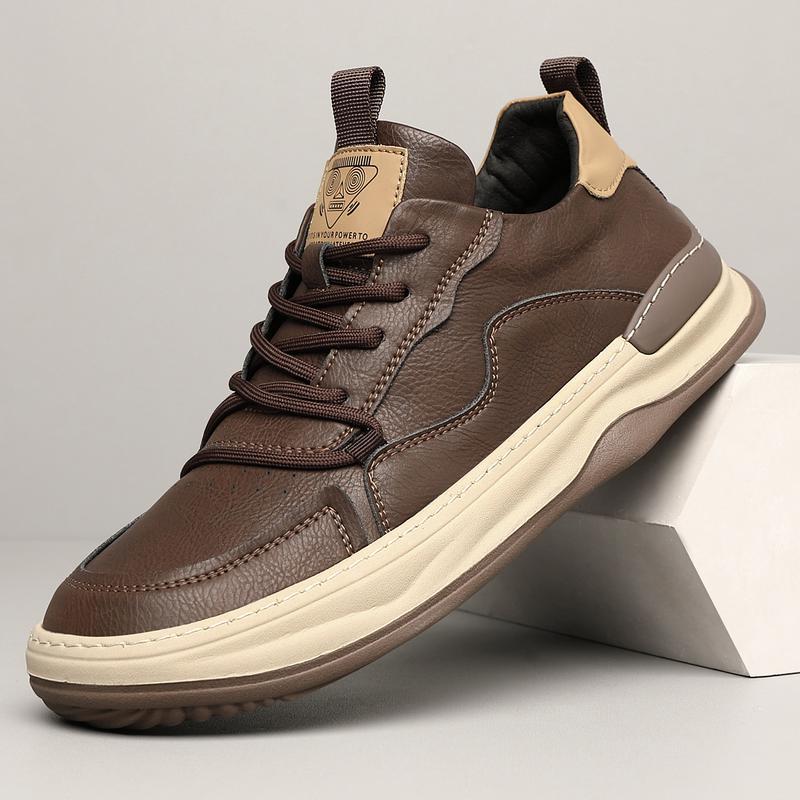 Quentin Baskets Col Rembourré Aspect Cuir Homme