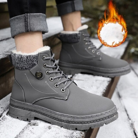 Raphaël Bottines Doublées Fourrées À Lacets Homme