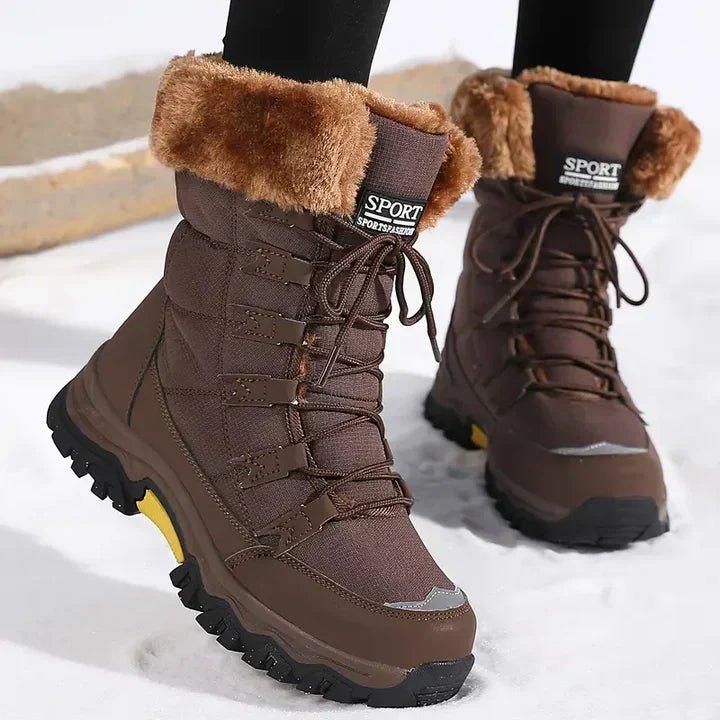 Blandine Bottes De Neige À Lacets Doublées Fourrées Femme
