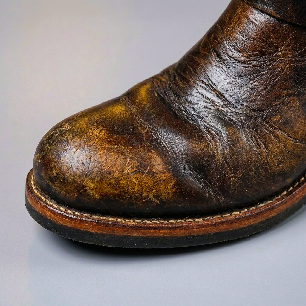 Marius Bottines Vintage Aspect Cuir Homme