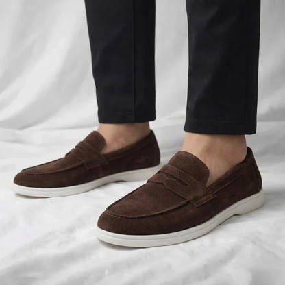Rémi Mocassins Penny Effet Daim Homme