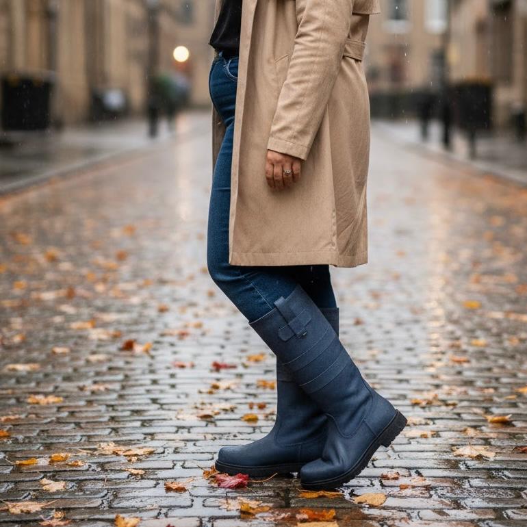 Carla Bottes Hautes D'Hiver À Laçage Arrière Femme