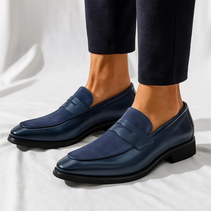 Philippe Mocassins Aspect Cuir Lisse Homme