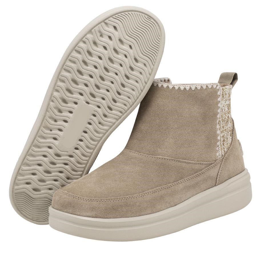 Mylène Bottines Effet Daim À Enfiler Semelle Épaisse Femme