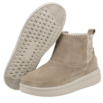 Mylène Bottines Effet Daim À Enfiler Semelle Épaisse Femme