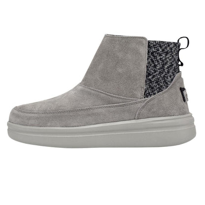 Mylène Bottines Effet Daim À Enfiler Semelle Épaisse Femme