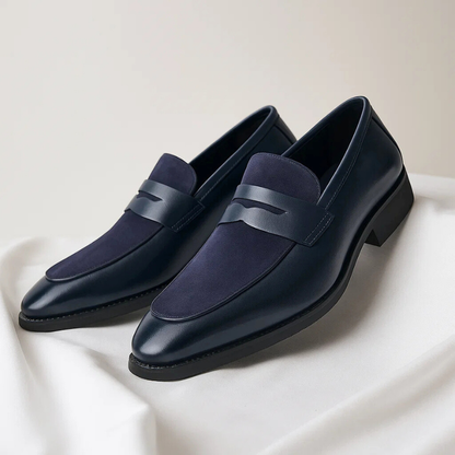 Philippe Mocassins Aspect Cuir Lisse Homme