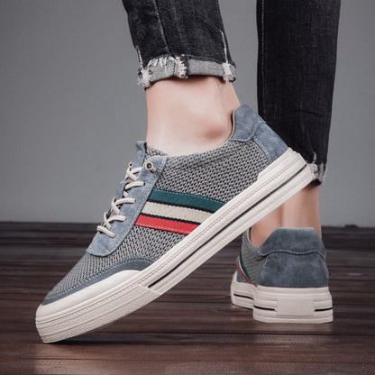 Théo Baskets Rétro Mesh Et Effet Daim Homme