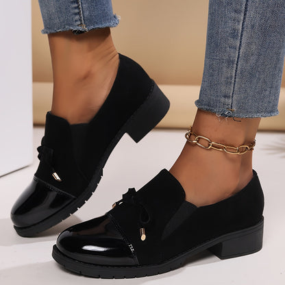 Camille Mocassins À Bout Verni Sans Lacets Femme