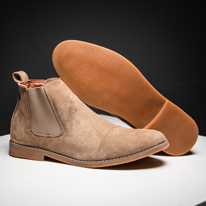 Loïc Chelsea Boots Effet Daim Homme