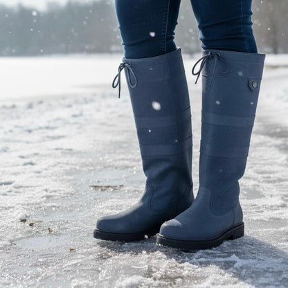Carla Bottes Hautes D'Hiver À Laçage Arrière Femme