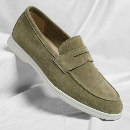Rémi Mocassins Penny Effet Daim Homme