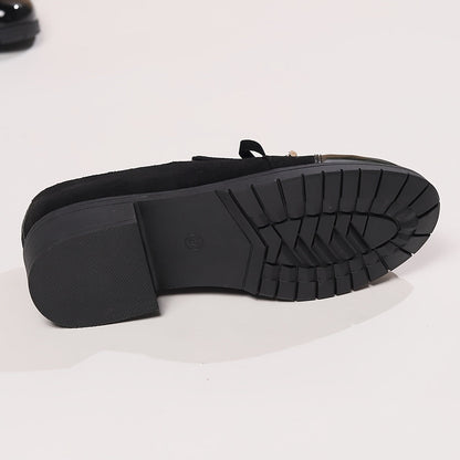 Camille Mocassins À Bout Verni Sans Lacets Femme