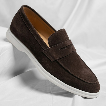 Rémi Mocassins Penny Effet Daim Homme