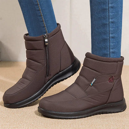 Noémie Bottines Matelassées À Zip Latéral Semelle Épaisse Femme