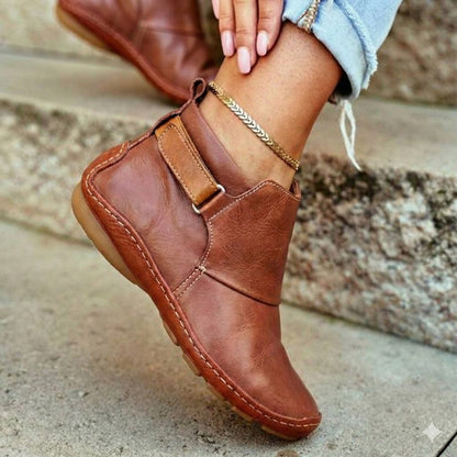 Justine Bottines Basses À Bride Et Semelle Souple Femme