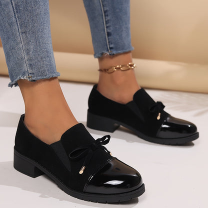 Camille Mocassins À Bout Verni Sans Lacets Femme