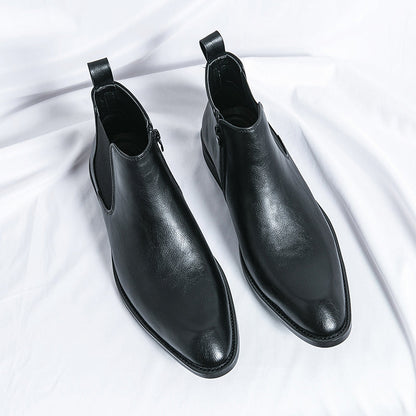Jérôme Bottines À Lacets Aspect Cuir Homme