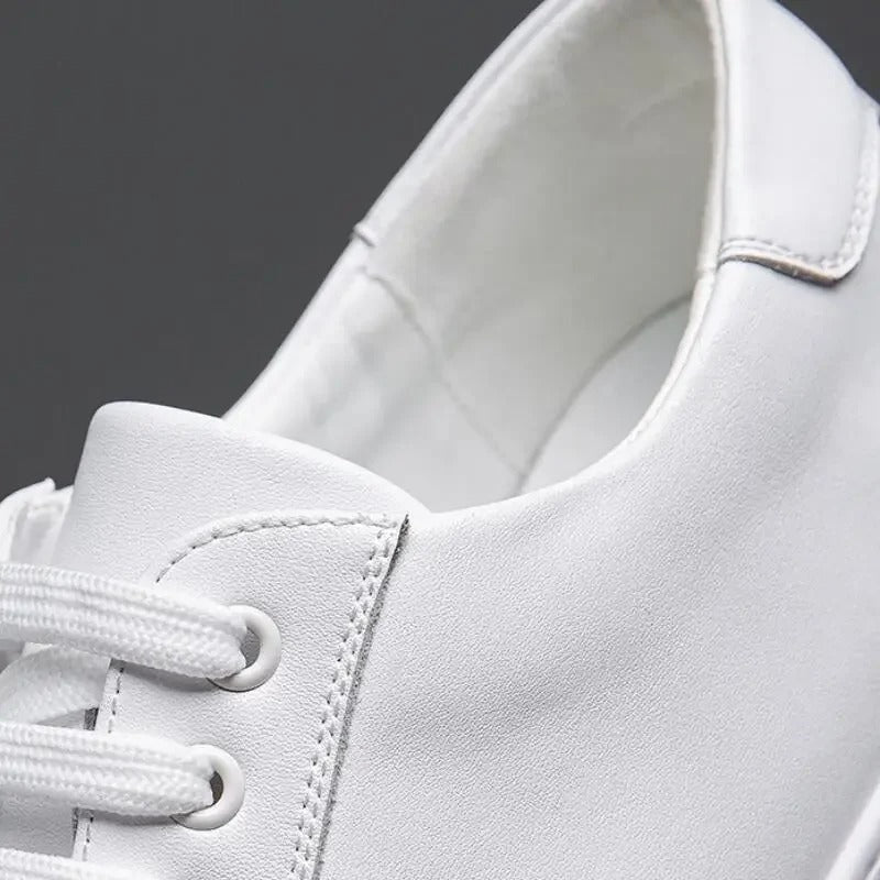 Fabien Baskets Aspect Cuir Lisse Homme