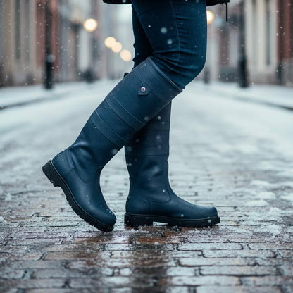 Carla Bottes Hautes D'Hiver À Laçage Arrière Femme