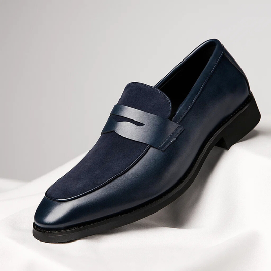 Philippe Mocassins Aspect Cuir Lisse Homme