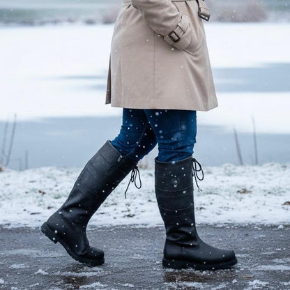 Carla Bottes Hautes D'Hiver À Laçage Arrière Femme