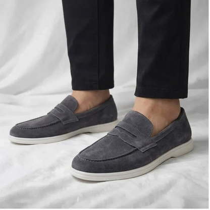 Rémi Mocassins Penny Effet Daim Homme