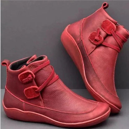 Lucie Bottines À Brides Croisées Et Semelle Souple Femme