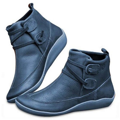 Lucie Bottines À Brides Croisées Et Semelle Souple Femme