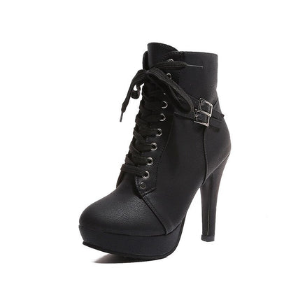 Valentine Bottines À Lacets Talon Aiguille Et Plateforme Femme