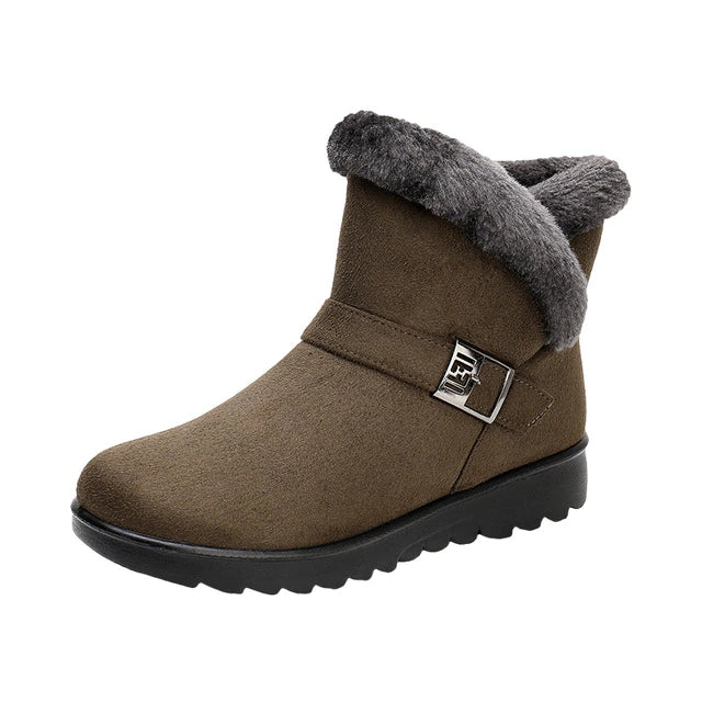 Emma Bottines Fourrées À Revers Et Boucle Femme