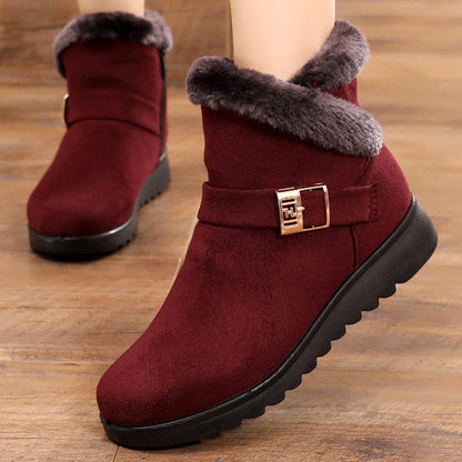 Emma Bottines Fourrées À Revers Et Boucle Femme