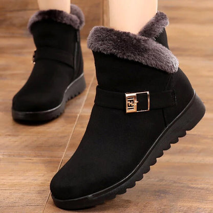 Emma Bottines Fourrées À Revers Et Boucle Femme