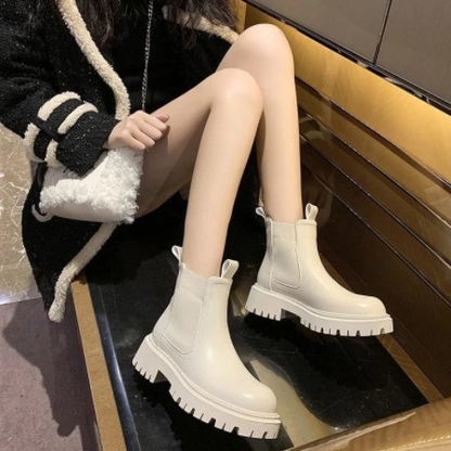 Véra Bottines Chelsea À Semelle Crantée Épaisse Femme