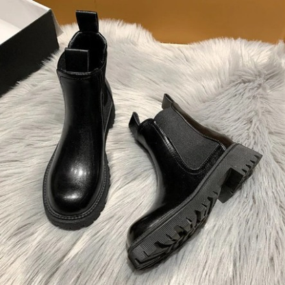 Véra Bottines Chelsea À Semelle Crantée Épaisse Femme