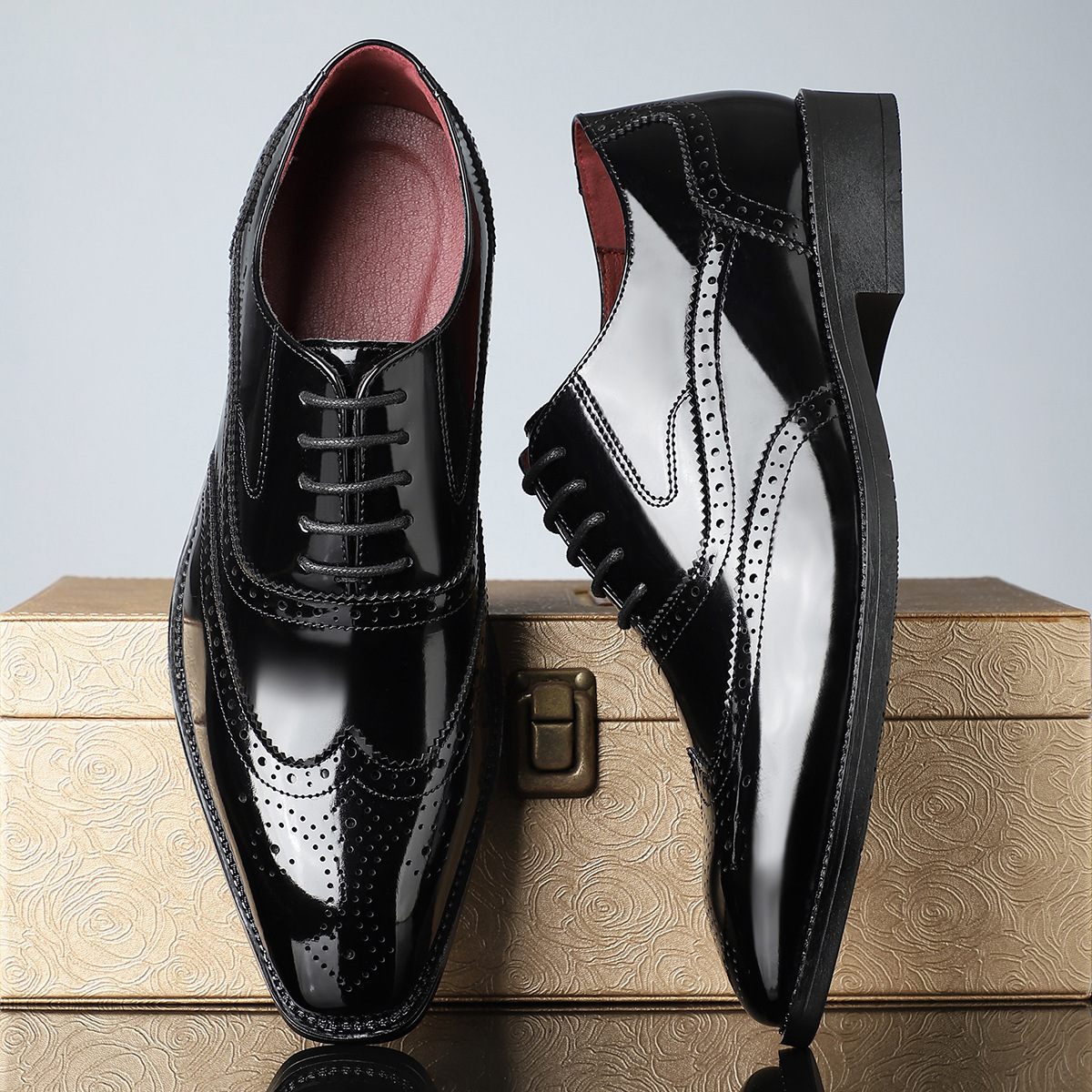 Simon Chaussures Richelieu Vernies Homme