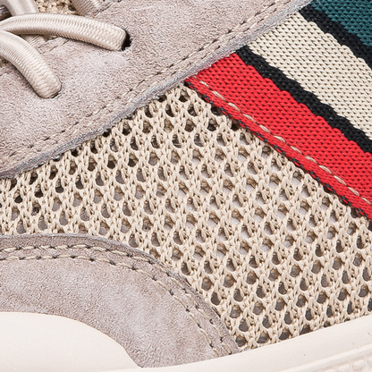 Théo Baskets Rétro Mesh Et Effet Daim Homme