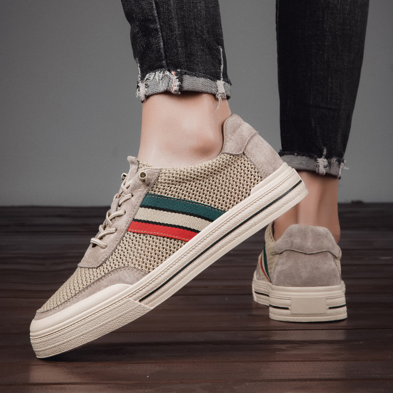 Théo Baskets Rétro Mesh Et Effet Daim Homme