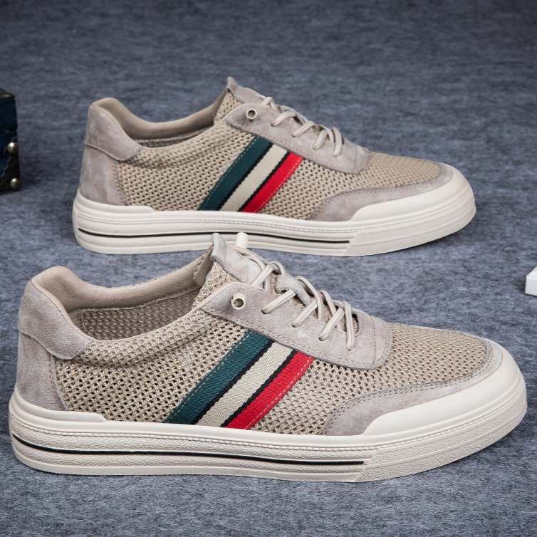 Théo Baskets Rétro Mesh Et Effet Daim Homme