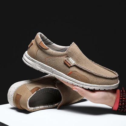 Bertrand Mocassins En Toile Légère Homme