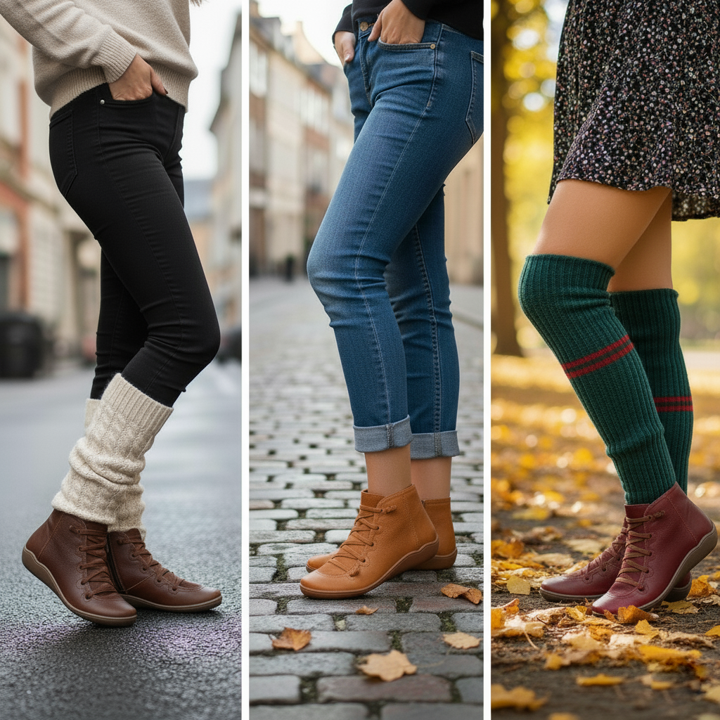Lina Bottines Plates À Lacets Et Zip Coutures Apparentes Femme