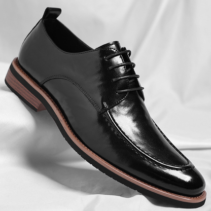 Sacha Derbies Aspect Cuir Poli Homme