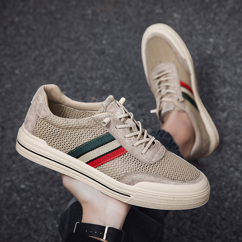 Théo Baskets Rétro Mesh Et Effet Daim Homme