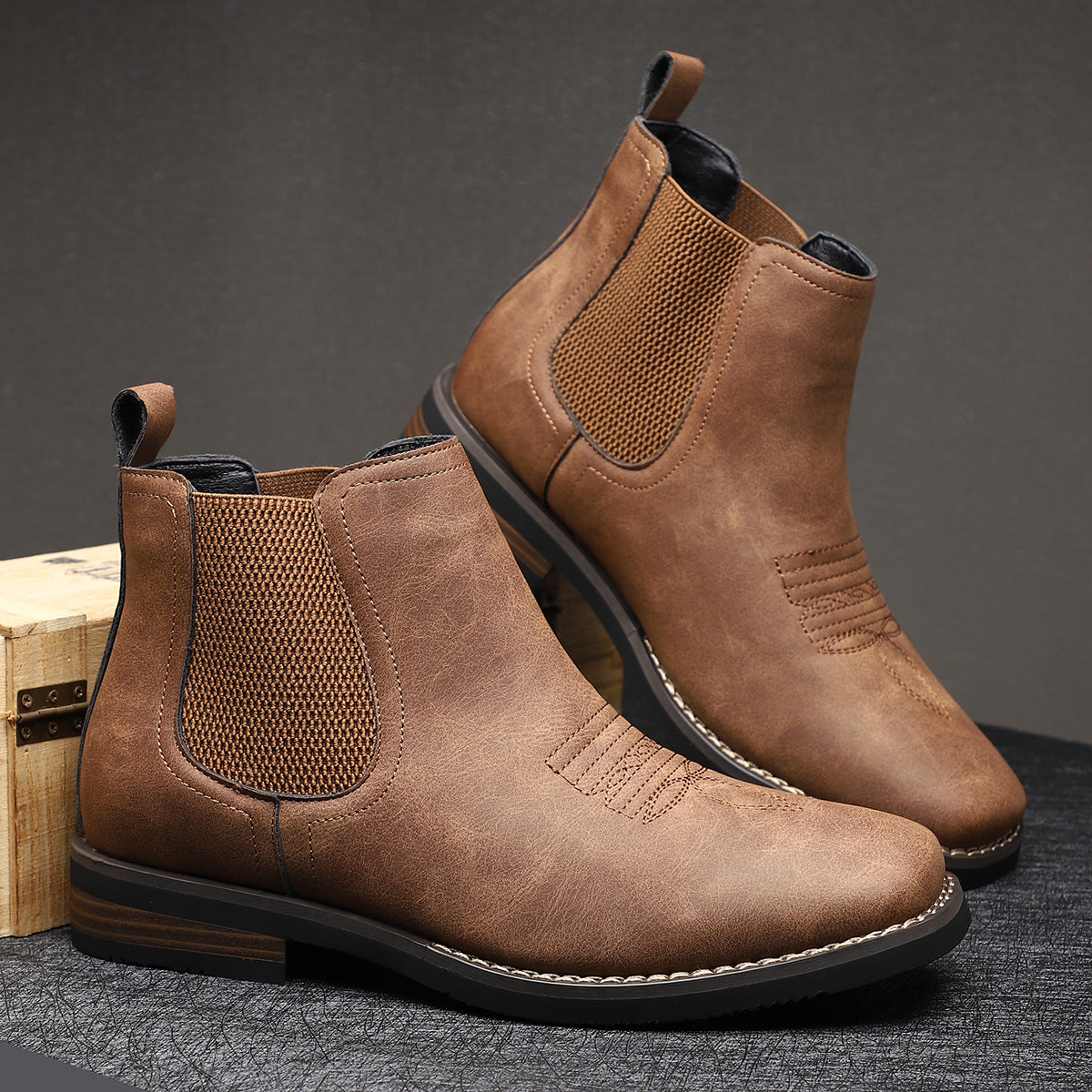 Mathieu Bottines À Enfiler Homme