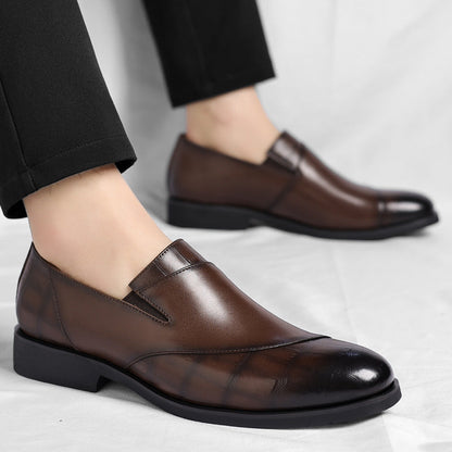 Félix Mocassins Aspect Cuir Bicolore Homme