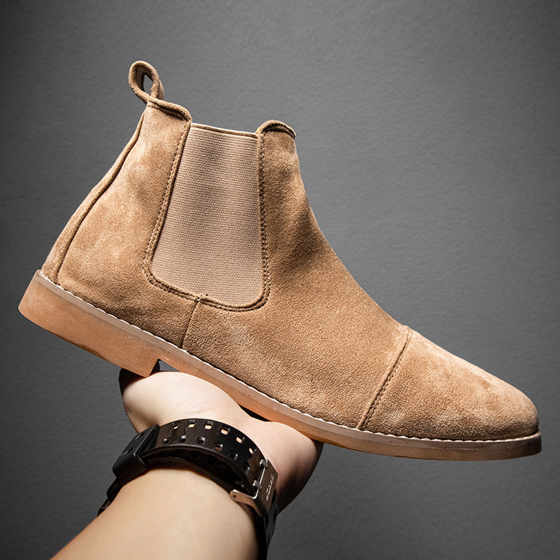 Loïc Chelsea Boots Effet Daim Homme
