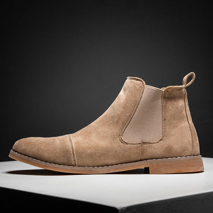 Loïc Chelsea Boots Effet Daim Homme