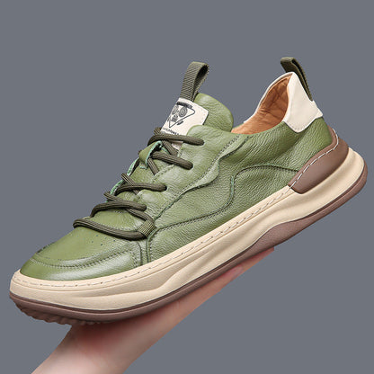 Quentin Baskets Col Rembourré Aspect Cuir Homme