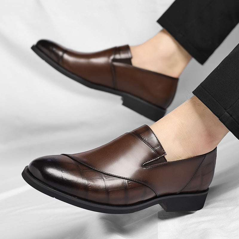 Félix Mocassins Aspect Cuir Bicolore Homme